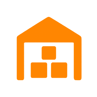 Icon für den Vorteil eines professionell organisierten Büroumzug - Lager Zwischenlager