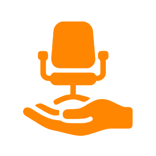 Icon für den Vorteil eines professionell organisierten Büroumzug - Möbel Montage